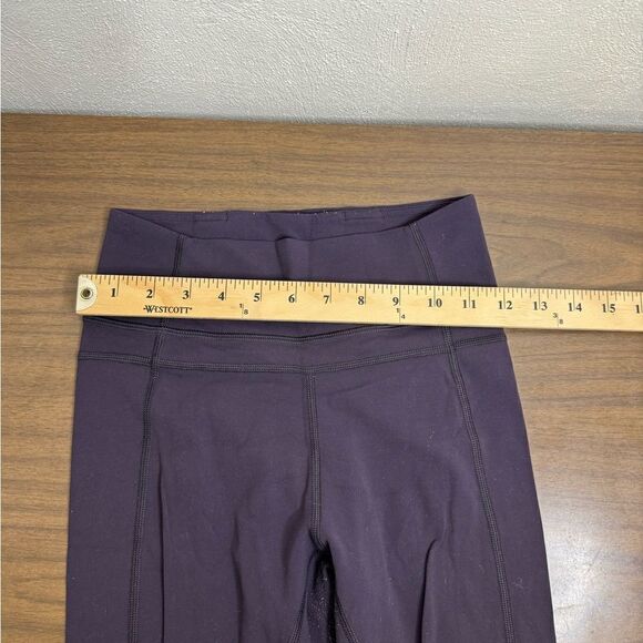 Lululemon Pushing Limits Crop in Boysenberry Size 4 - 21" Long - Picture 9 of 12